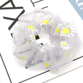 Nịt Buộc Tóc, Cột Tóc Vải Scrunchies HOA CÚC - Buộc Tóc Hoa Cúc