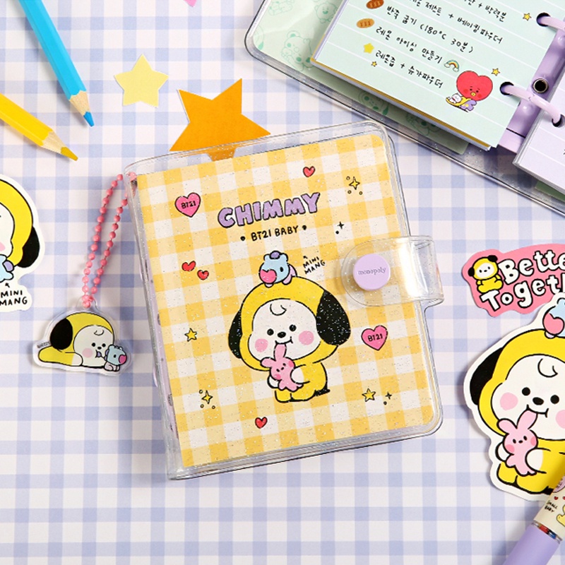 Sổ tay bìa cứng in hình BT21 dễ thương