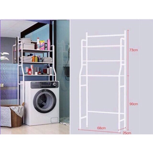 Kệ để đồ sau máy giặt.kt 68x183x25cm