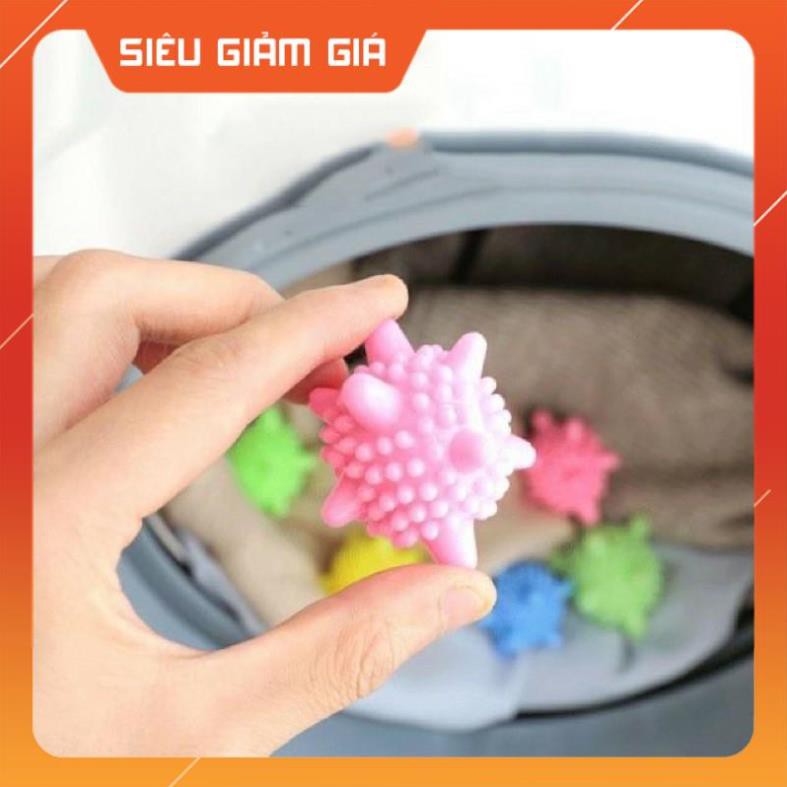 Sale sốc -  Combo 10 quả cầu gai cao su giặt đồ - (HCM)