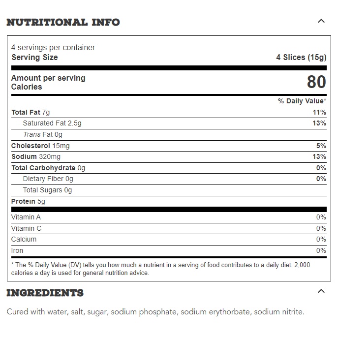 [HÀNG MỸ - DATE 6/2022] Thịt xông khói đóng hộp Fully Cooked Bacon: Hickory Smoked Bacon Jimmy Dean 62,36G