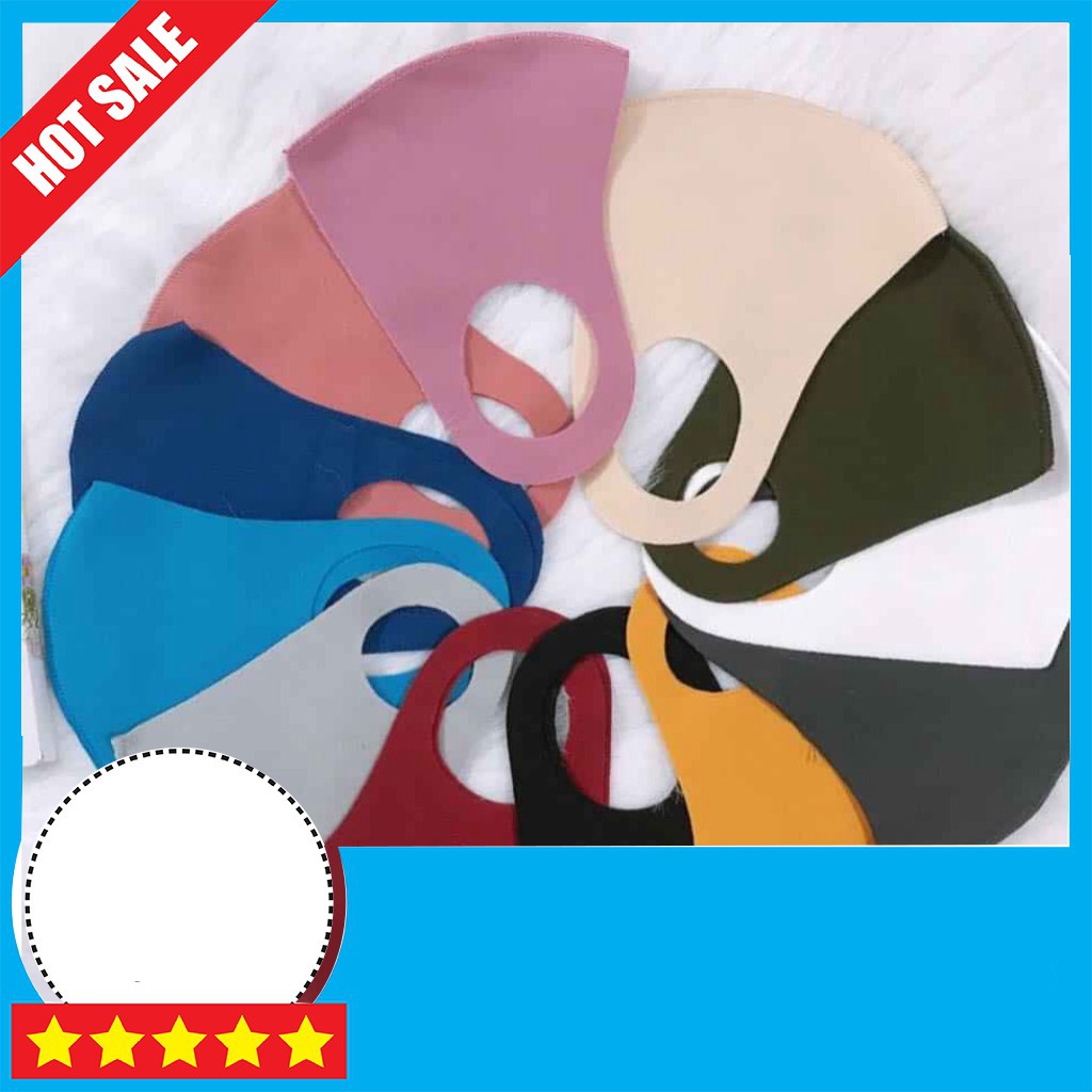 KHẨU TRANG SU 3D CHỐNG BỤI CHỐNG TIA UV (set 5 cái) | BigBuy360 - bigbuy360.vn