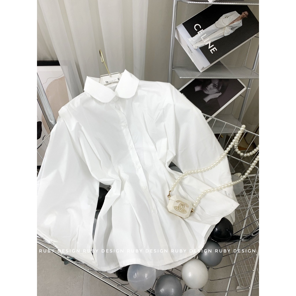 Áo sơ mi Peplum xinh xắn