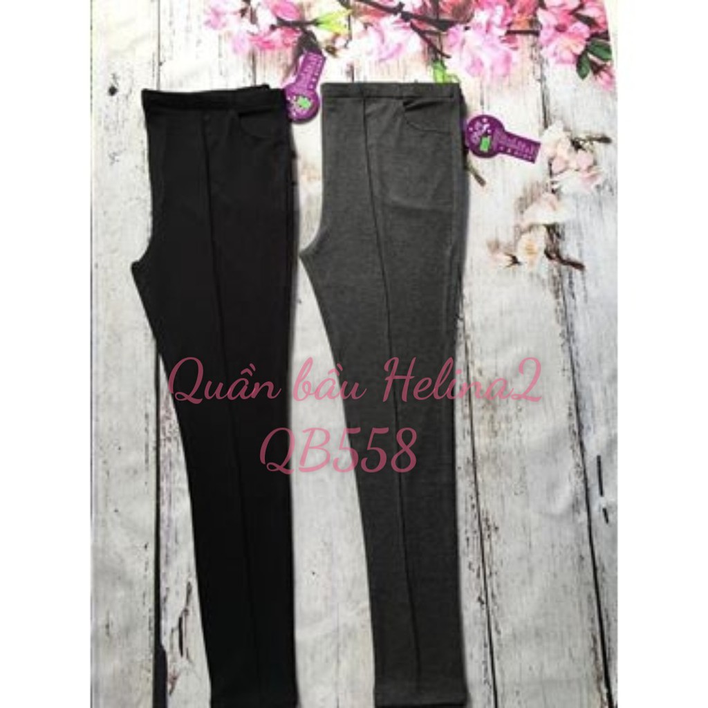 Quần bầu CHẤT COTTON CÓ GÂN co giãn 4 chiều, thấm hút mồ hôi QB558
