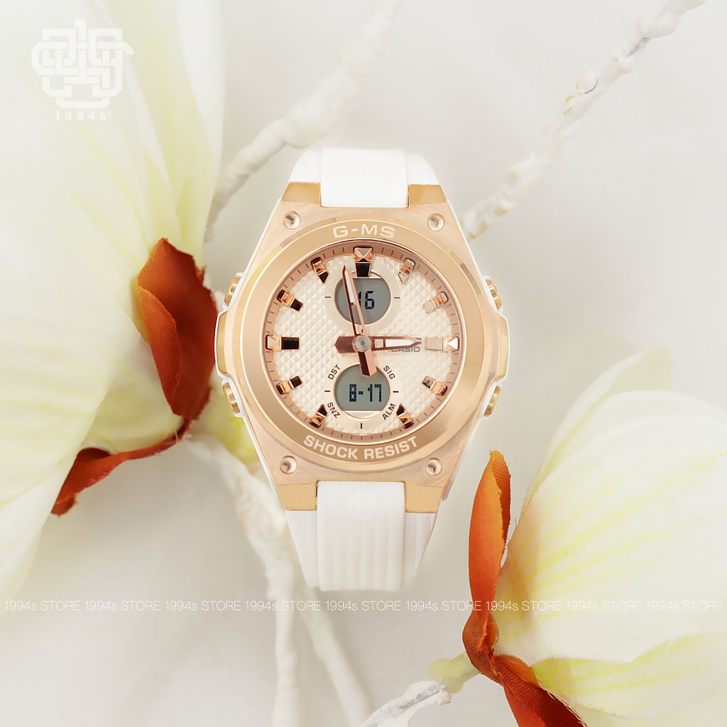 Đồng hồ nữ Casio MSG-C100-2A / MSG-C100-7A / MSG-C100G-7A chống va đập, chống nước 100m. hàng chính hãng