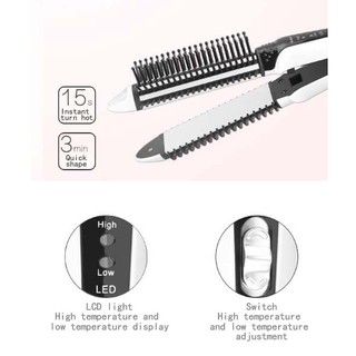 Lược Điện Uốn Duỗi Tóc Kemei KM-1788