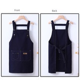 ONLY HOUSE Tạp Dề Vải Poly cotton canvas Phối Cổ Yếm Tiện Dụng Cho Bồi Bàn