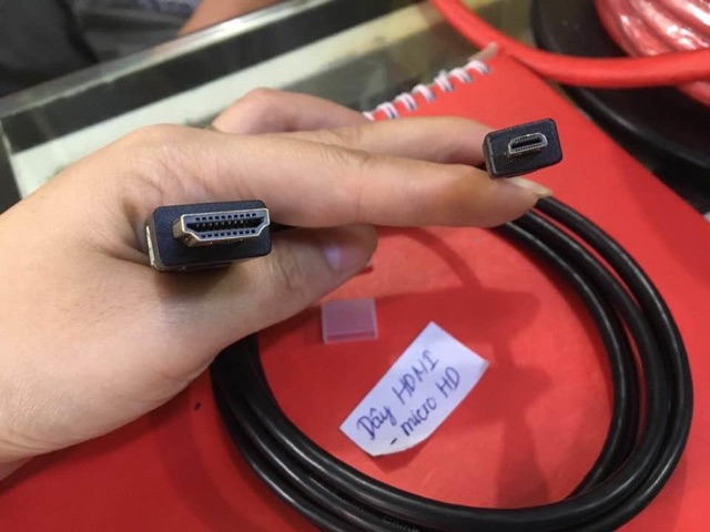 Dây tín hiệu HDMI HD chuyển Micro HDMI từ 1m đến 5m. Xuất hình ảnh 2k, 4K