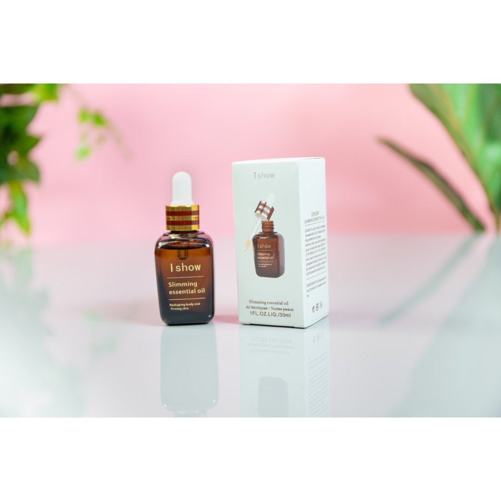 ISHOW Tinh Dầu Massage Tan Mỡ Slimming Body Oil - TẶNG KHẨU TRANG 3 LỚP