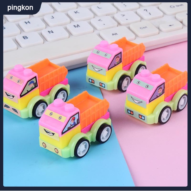 Xe Kéo Đồ Chơi Mini Nhiều Màu Sắc Dễ Thương Cho Bé