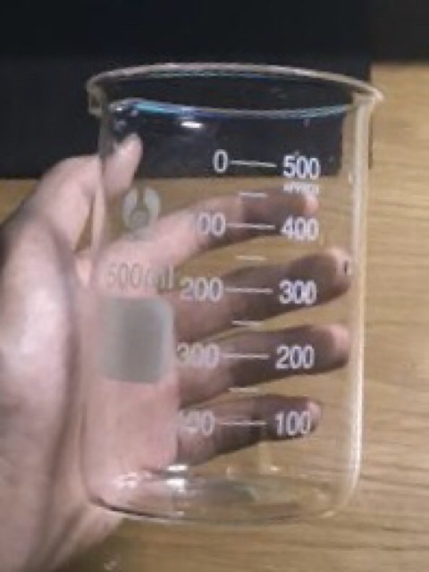 Cốc thí nghiệm chia vạch chịu nhiệt 500ml cốc thủy tinh chịu nhiệt