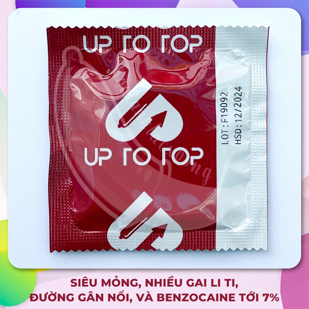 [GÓI LẺ] Bao cao su UP 4 in love