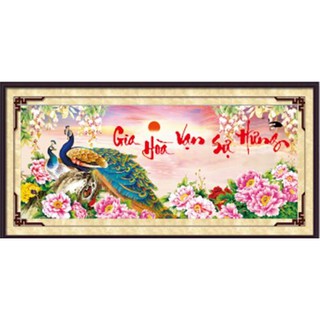 Tranh đính đá gia hòa vạn sự hưng h997