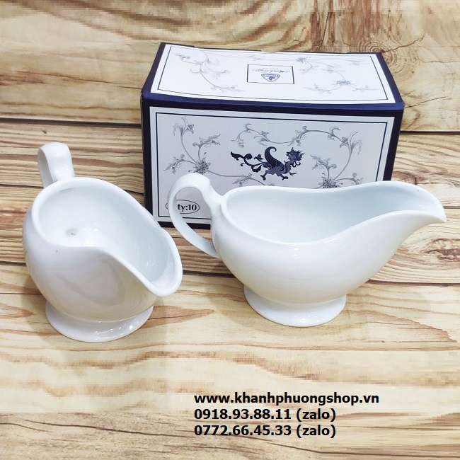 Bình rót nước sốt sứ Minh Long - bình rót nước sốt sứ minh long