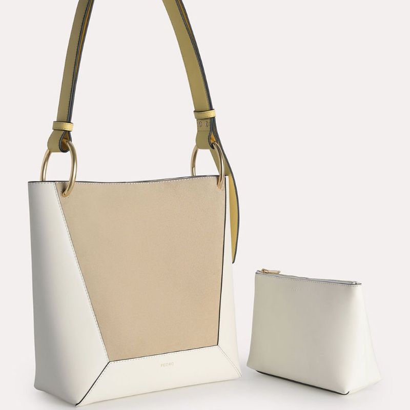 Túi xách nữ công sở pedro size to Leather Hobo