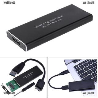 ★PHỤ KIỆN ĐIỆN TỬ★M.2 NGFF SSD Hard Disk Drive Case USB Type-C USB 3.1 NVME PCIE HDD Enclosure Box