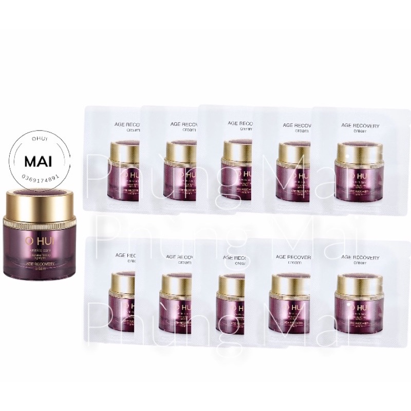10 gói kem dưỡng Ohui baby collagen