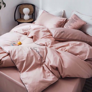 (SALE) Bộ chăn ga lụa Sumoi đơn sắc- mềm mát
