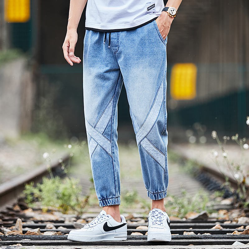 Quần Jeans Nam Dài Ống Bó Thời Trang 2021