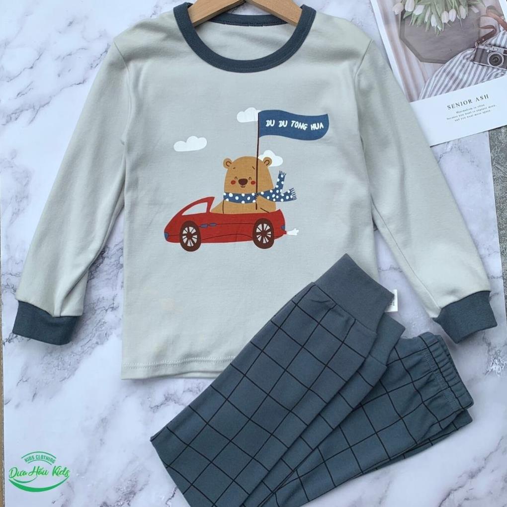 Bộ thu đông bé trai, bé gái, bộ dài tay cotton quảng châu cho bé từ  8 - 28 kg. .
