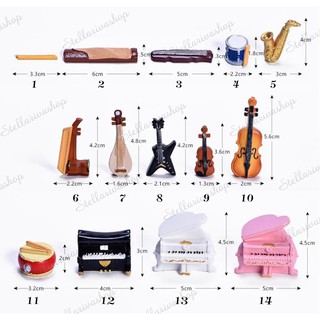 Mô hình nhạc cụ trang trí tiểu cảnh, stellariva
