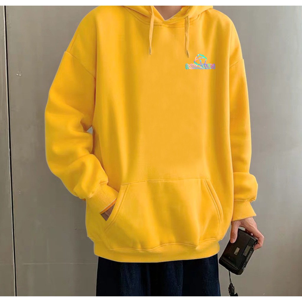 ⚜️FREESHIP⚜️ ÁO NỈ HOODIE PHẢN QUANG DOREMON Freesize dưới 75kg