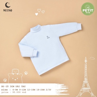 Áo cổ 3 phân hãng moon cho bé trai/ bé gái