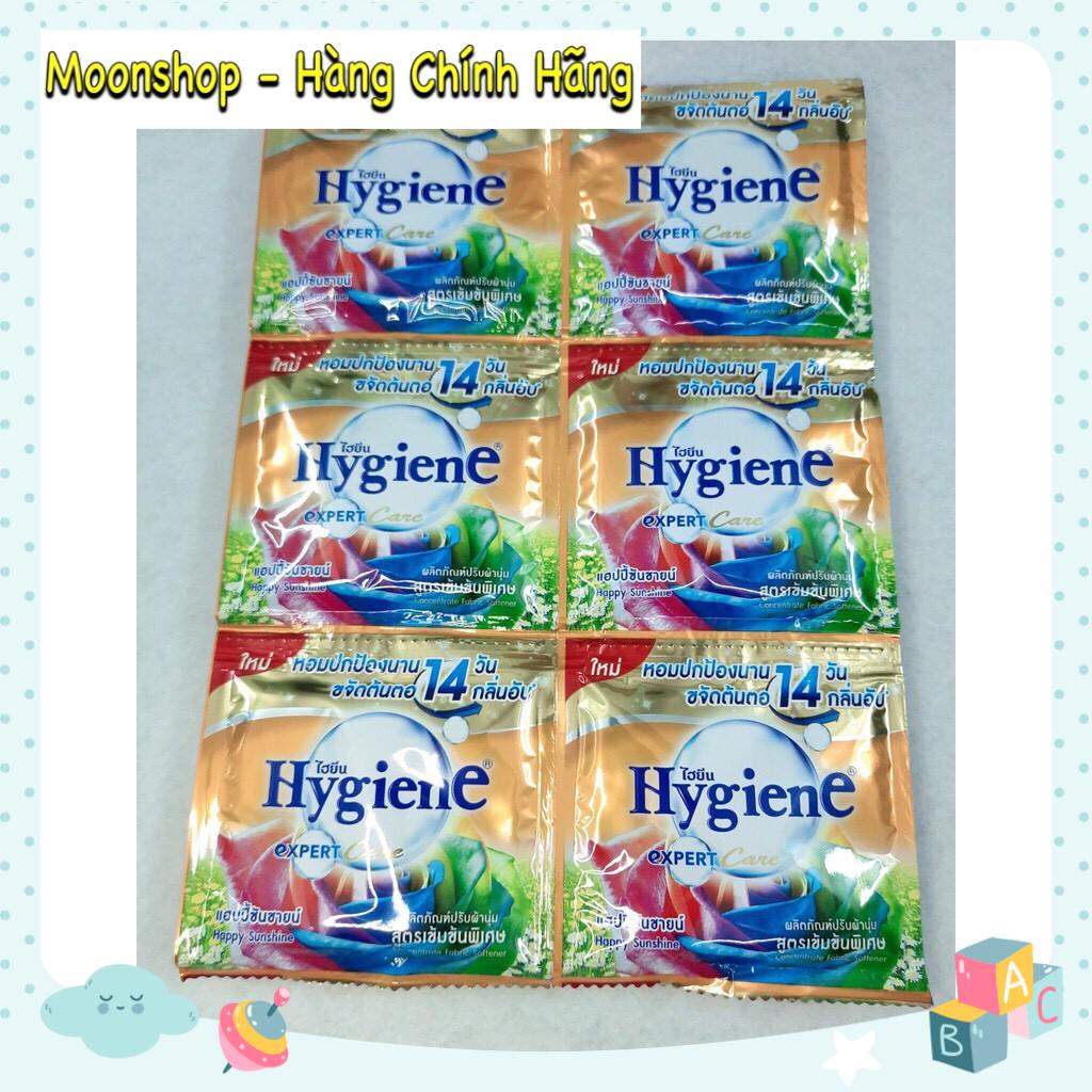 CHÍNH HÃNG - Dây 12 gói Nước xả vải Hygiene Thái Lan siêu đậm đặc, siêu thơm 20ml Moonshop