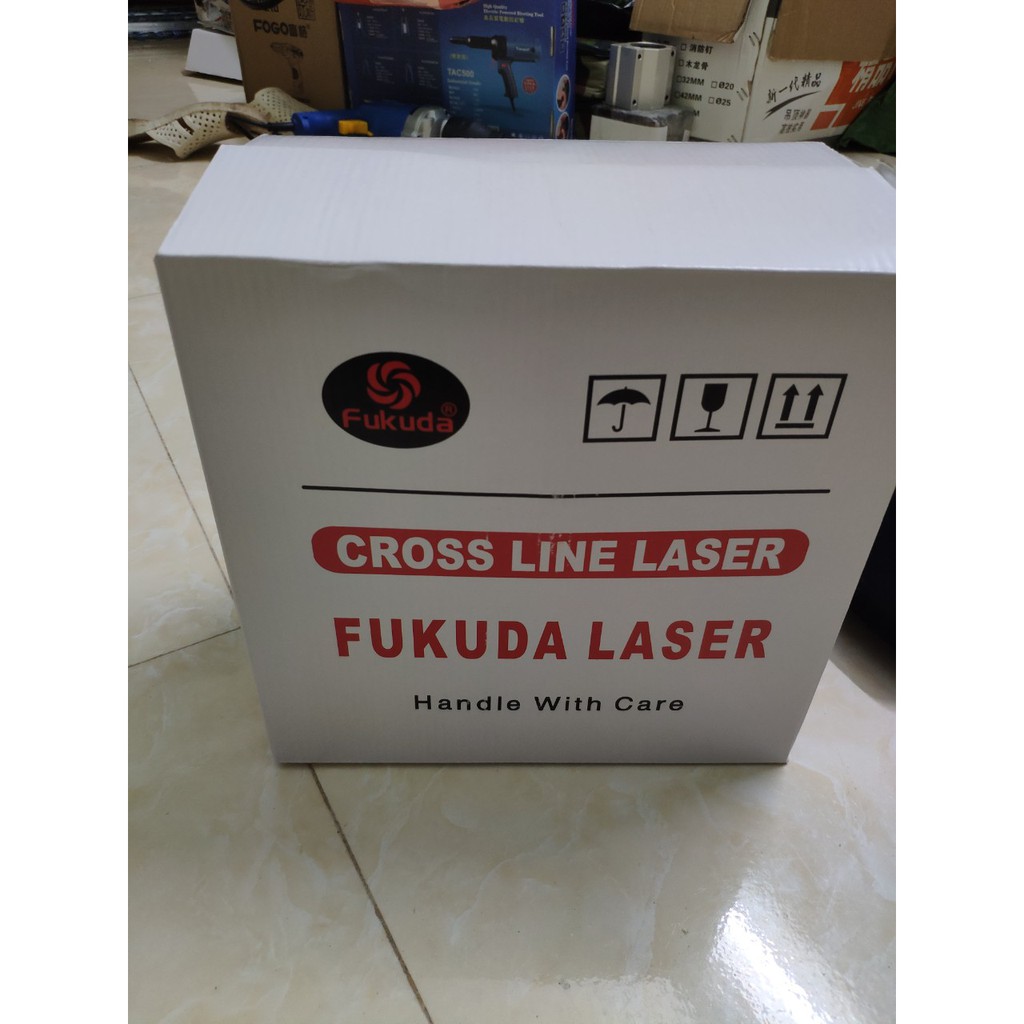 Máy cân mực laser  5 tia xanh Fukuda EK-469GJ- không kèm chân đế