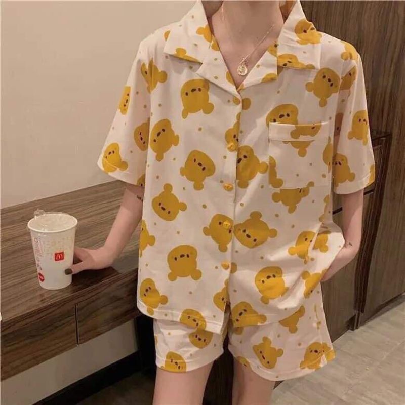 Bộ Pijama Đùi Nữ Hoạ Tiết siêu Xinh | BigBuy360 - bigbuy360.vn