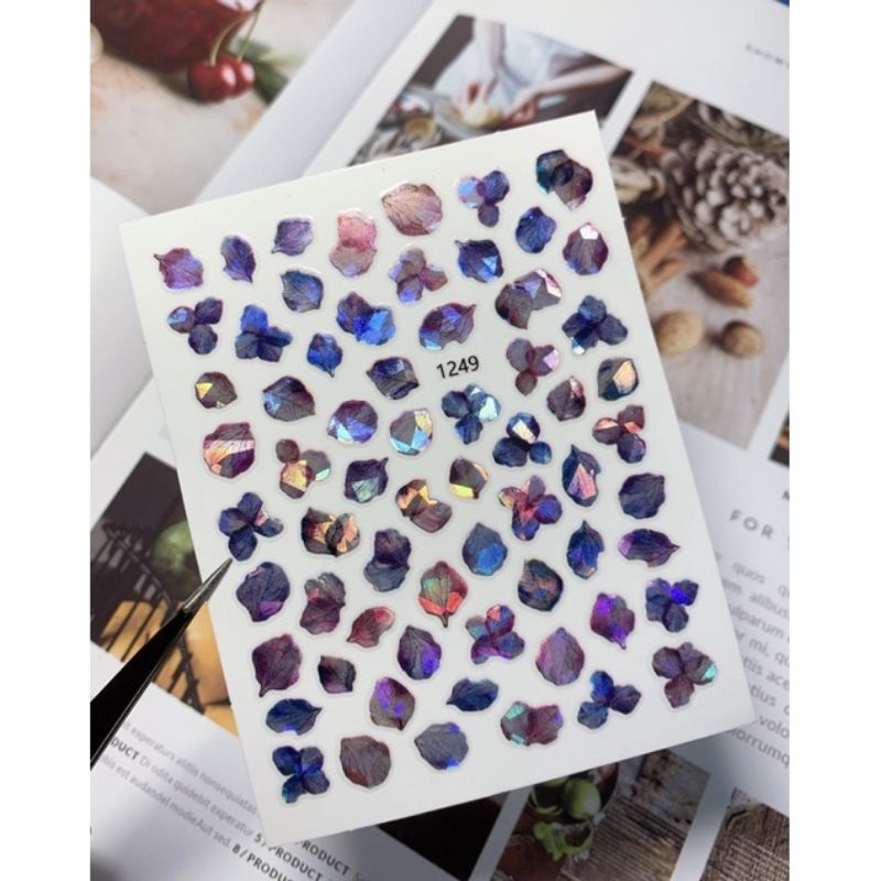 Stick dán móng nail cao cấp,stick gấu,vịt,mèo thần tài,hoa,chuột- phụ kiện nail