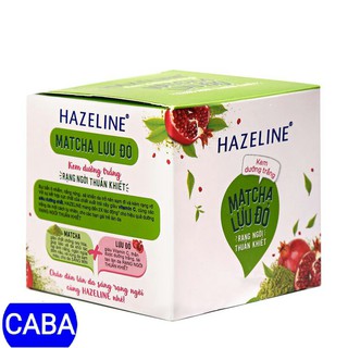 HAZELINE Kem dưỡng trắng matcha lựu đỏ 45g