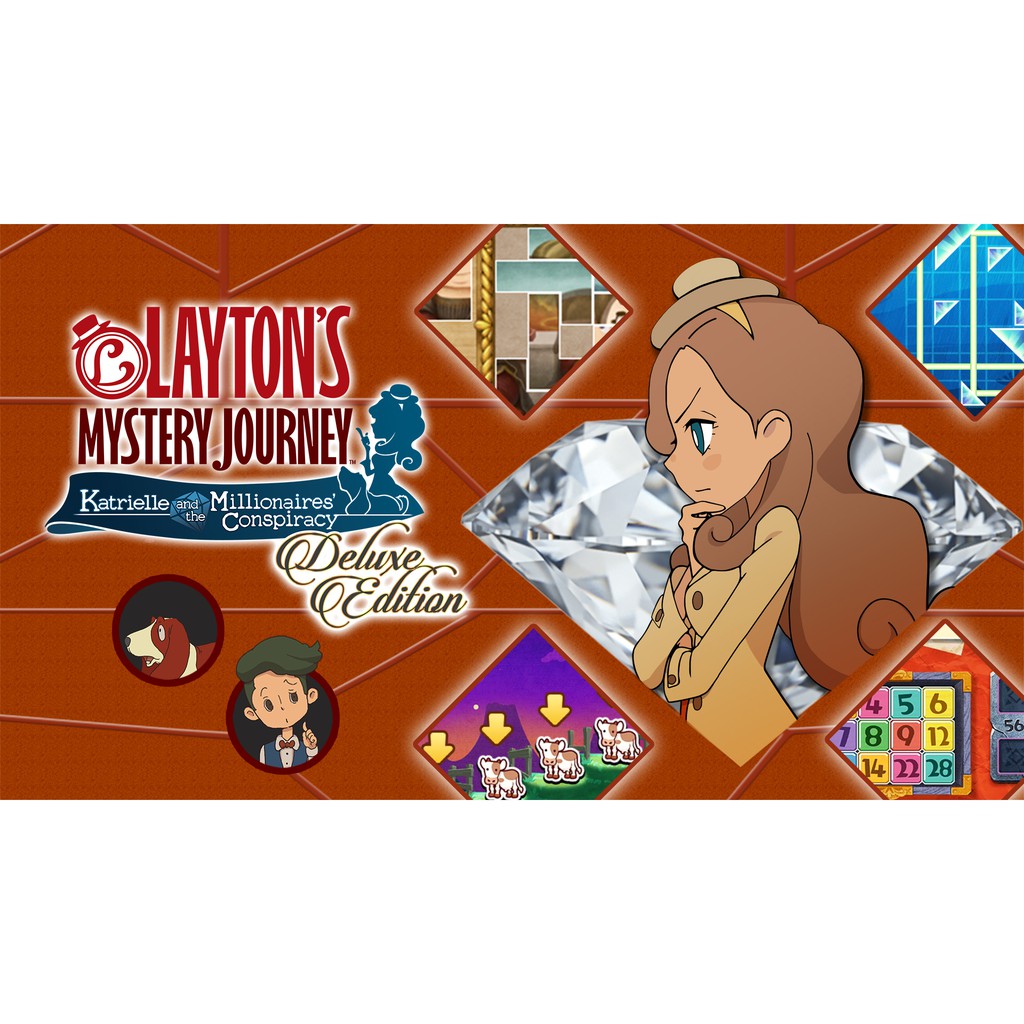 Game Layton's Mystery Journey: Katrielle and the Millionaires' Conspiracy Deluxe Edition - Cho Máy Nintendo Switch