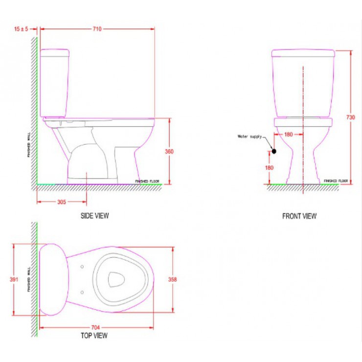 Bồn Cầu American Standard VF-2396