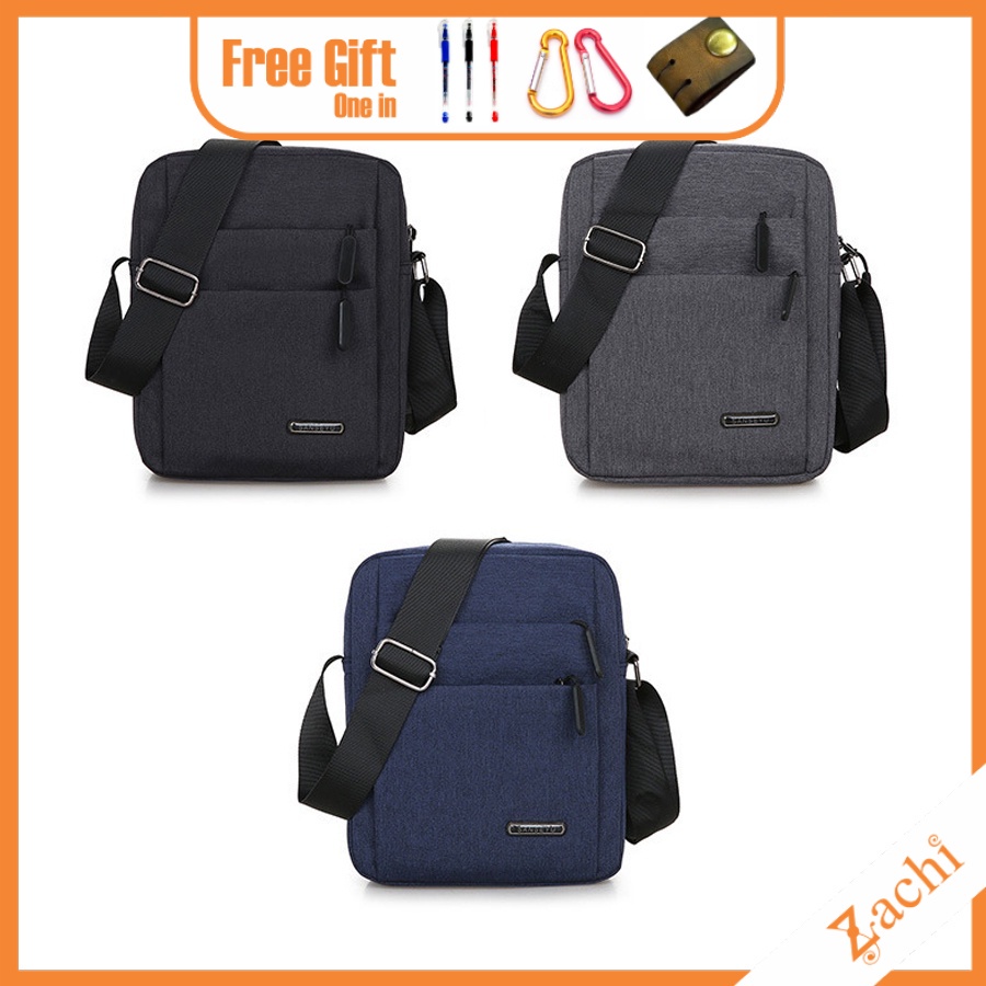 Túi đeo chéo nam Mini nhỏ gọn Slim Bag Unisex vải Oxford nhập khẩu chống thấm nước thương hiệu ZACHI T44