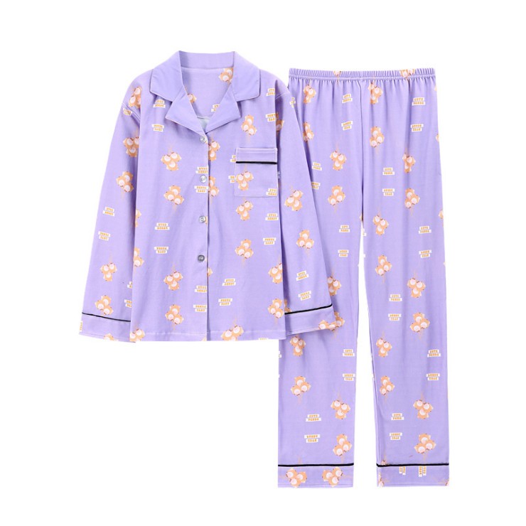 {ẢNH THẬT} Đồ bộ nữ Pijama thu đông mặc nhà chất vải Cotton 100% style Hàn Quốc, sài rất thoải mái- Shop Thủy Bông