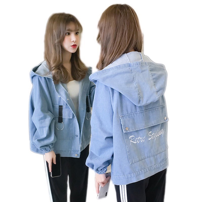 Áo khoác Kaki nữ túi hộp trước phối màu đẹp lạ  Aó khoác kaki nữ có hot trend TP