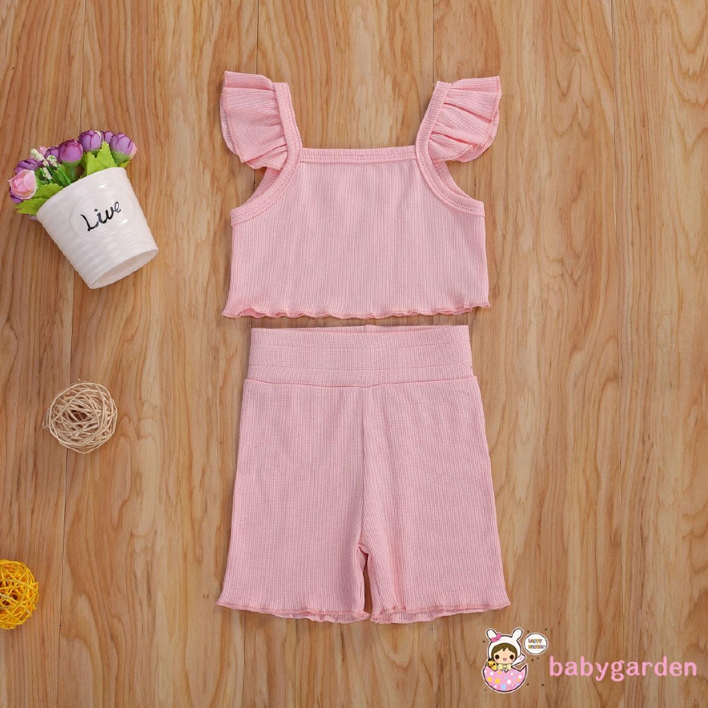 Set Đồ 2 Chi Tiết Thời Trang Xinh Xắn Cho Bé Gái