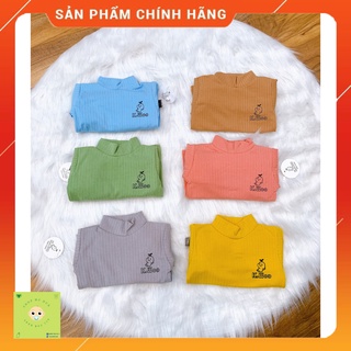 Bộ dài tay len tăm cổ lọ cho bé