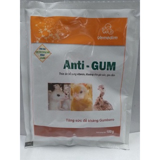 1 gói* 100 gram thức ăn cho gà Gumboro Anti Gum