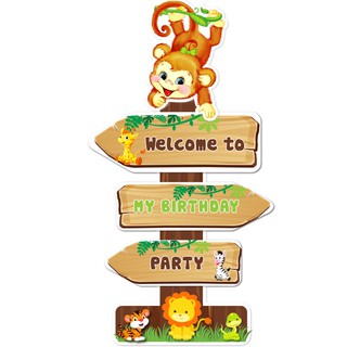 Cây welcome có sẵn chủ đề Safari