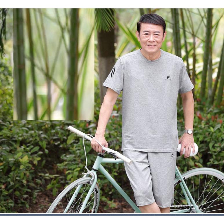 Bộ quần áo mặc nhà trung niên cho ông già, cho bố, bộ thể thao !