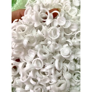 Nhẫn Để Keo Nối Mi , Mực Phun Xăm (100 Nhẫn )