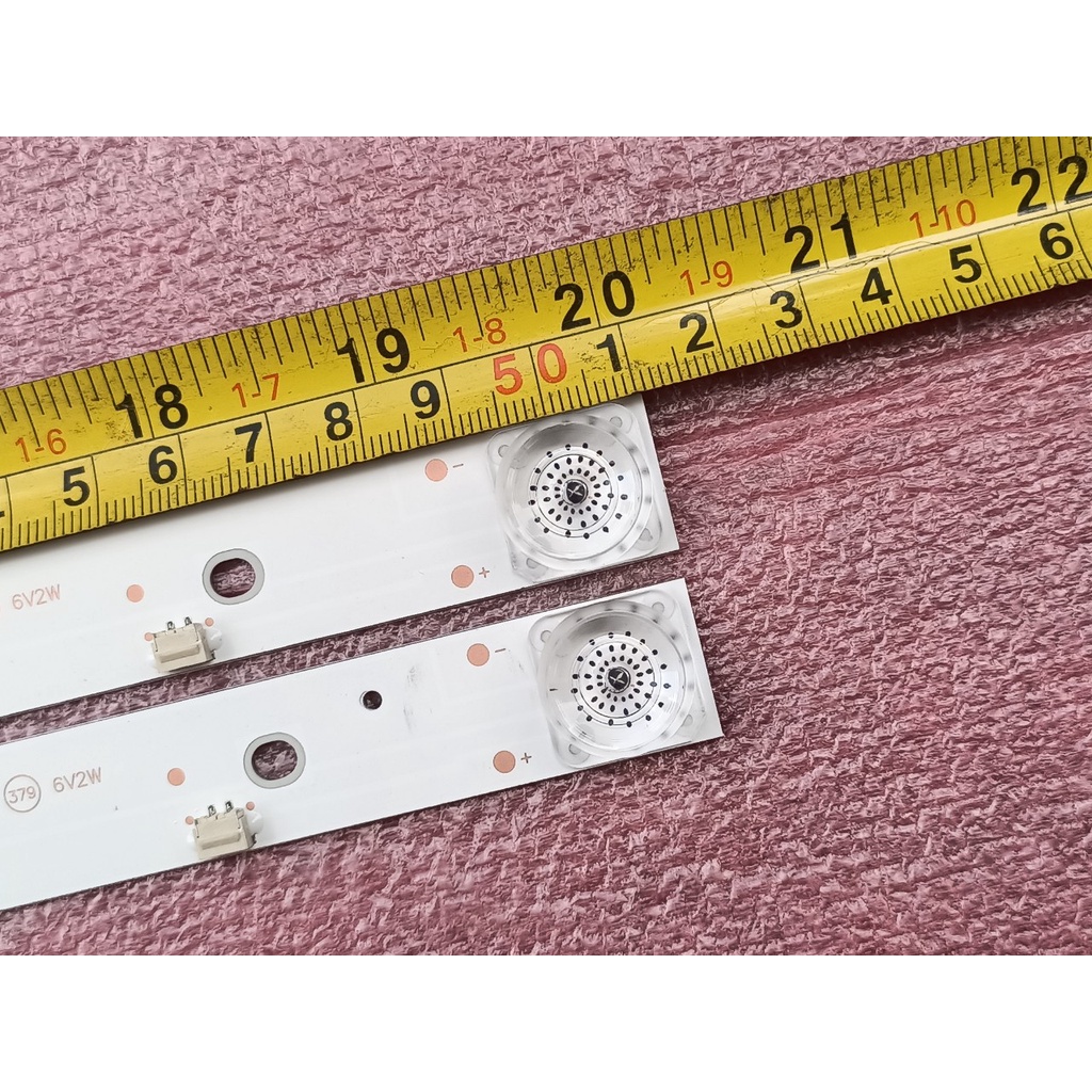 THANH ĐÈN LED TIVI Viettronics DV-32ET HÀNG MỚI 100%, BỘ 2 THANH, MỖI THANH 6 BÓNG 6V, DÀI 51,1 cm