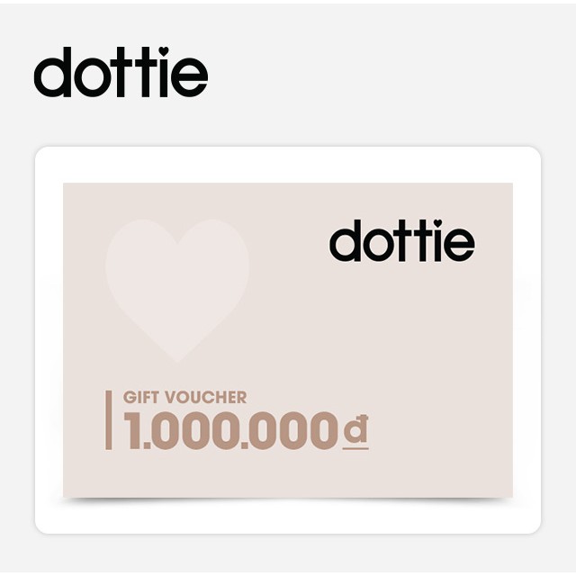 Miền Nam [Evoucher] Phiếu quà tặng trị giá 1000k tại thương hiệu thời trang DOTTIE