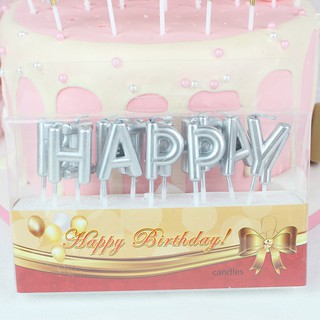 Nến sinh nhật HPBD các màu