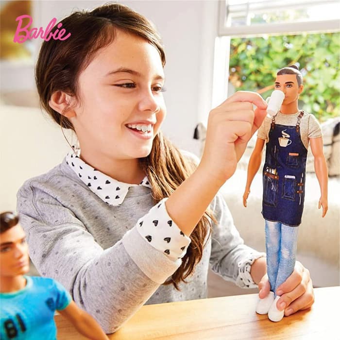 Búp Bê Barbie Ken Barista Thiết Kế Dễ Thương Cho Bé Gái