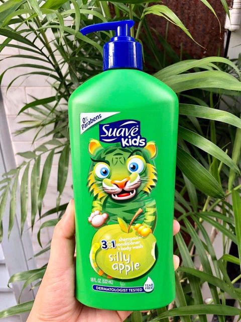 SỮA TẮM GỘI SUAVE KIDS 3 IN 1 MỸ 532ML