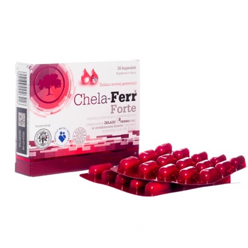 Chela-Ferr® Forte ( Nhập khẩu BA LAN) Bổ sung sắt. cải thiện thiếu máu do thiếu sắt