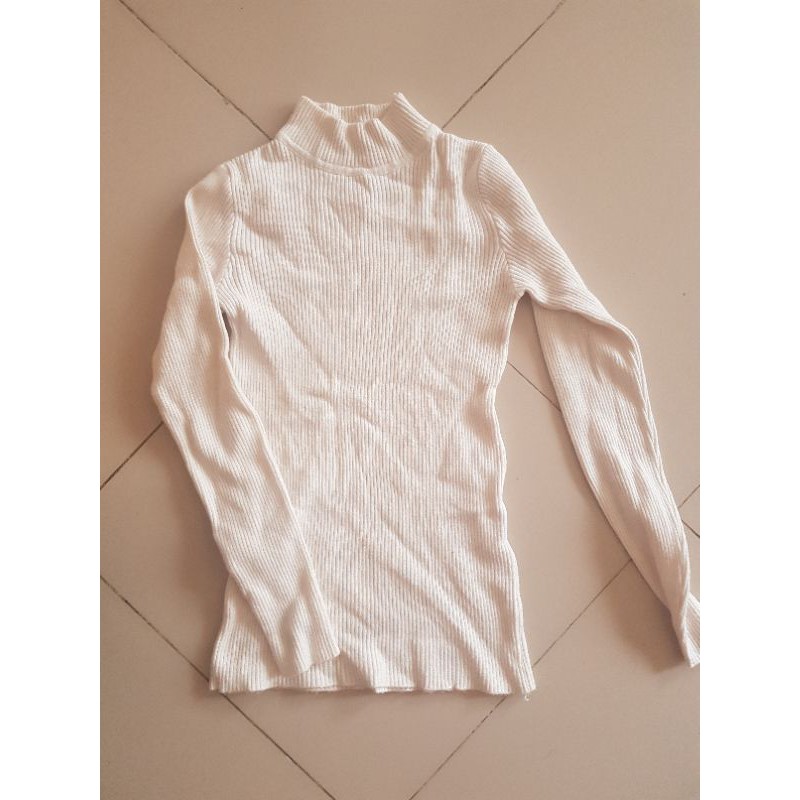 áo len tăm cổ lọ dài tay 1k